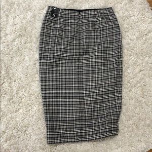 The Limited High-waist plaid pencil skirt.